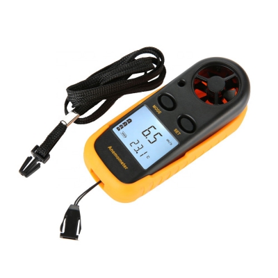 Mini size wind meter with LCD display