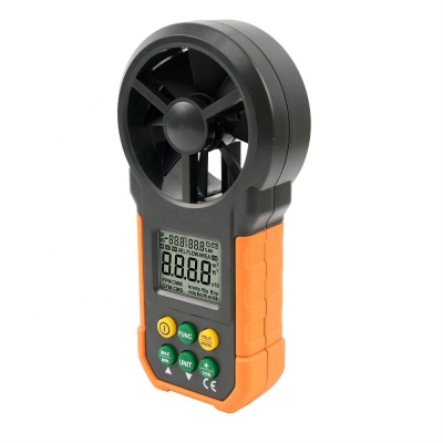 Anemometer Air Velocity Flow Temperature Humidity 3 in1 Test Meter USB